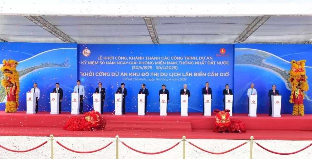 Khởi công đô thị du lịch lấn biển Cần Giờ: Vingroup muốn tạo 'kỳ quan đô thị chưa từng có'